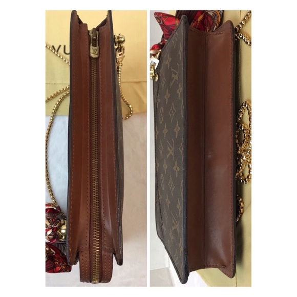 CERTIFIED AUTH. LOUIS VUITTON MONOGRAM CLUTCH - Picture 3 of 8